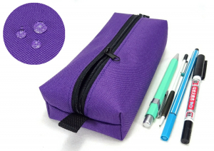 Stiftemäppchen, Federmäppchen LILA violett, Universaltasche, Schlamper, Kastenform, boxy bag, by BuntMixxDESIGN